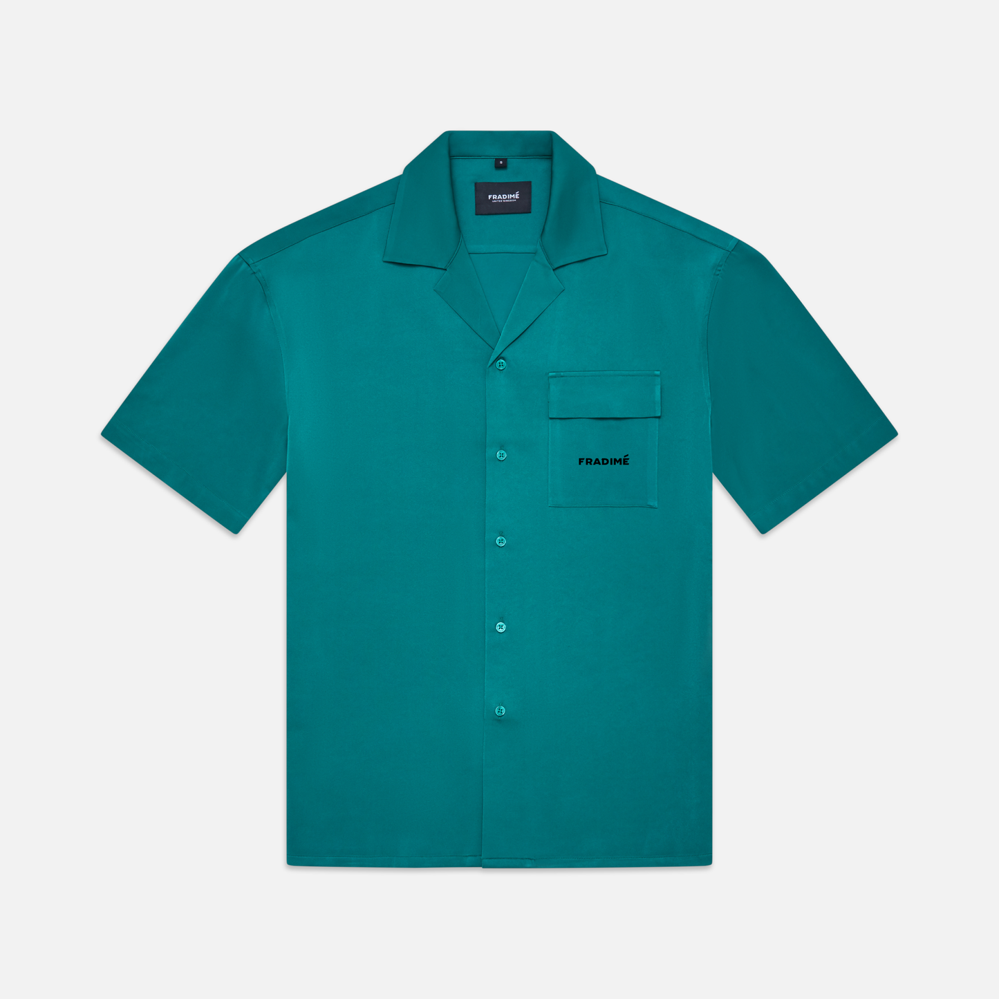 Small Logo Satin Shirt