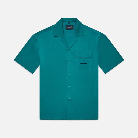 Small Logo Satin Shirt